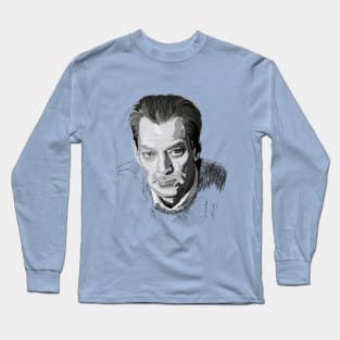 Portrait of Paul Auster Long Sleeve T-Shirt